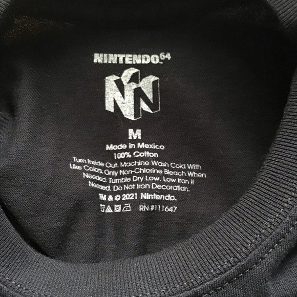 Nintendo 64 shirt sz. m, nwot - Picture 3 of 5
